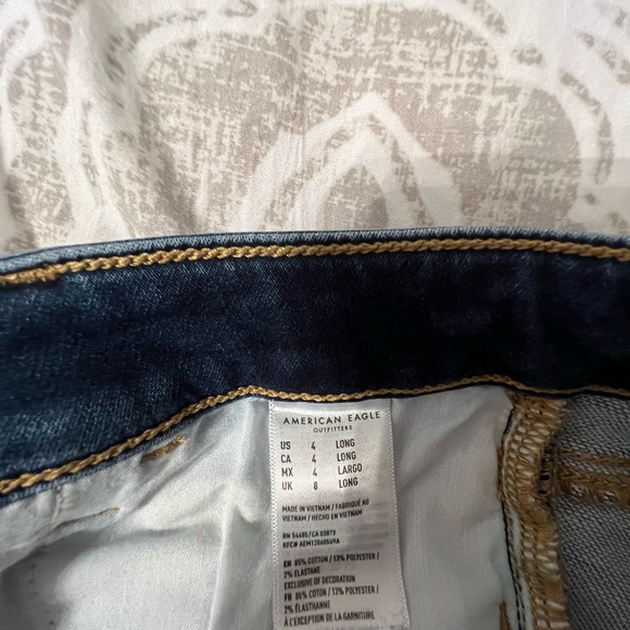 American Eagle Jeans Next Level Stretch Jegging 4 Long - Picture 4 of 5